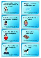 Vorschau - Stationenlernen - Stop and Swap Cards Indirect Speech - Seite 1