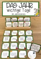 Vorschau - Anderer Materialtyp - Das Jahr - wichtige Tage im Jahreskreis - Deckblatt