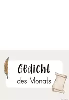 Vorschau - Bildkarten - Gedicht des Monats - Schild zur Visualisierung - Seite 3
