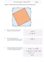 Vorschau - Arbeitsblätter - Satz des Pythagoras - Beweis AB 10 - Seite 2
