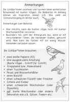 Vorschau - Stundenentwürfe - Kunstprojekt - Vögel im Winter im Birkenwald - Schritt für Schritt - Seite 1