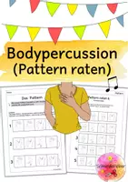 Vorschau - Unterrichtsreihen - Bodypercussion, Pattern raten, Body percussion, Rhythmus - Seite 1