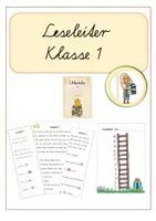 Vorschau - Arbeitsblätter - Leseleiter - Material zur Leseförderung "Meine Fibel" (Klasse 1 Deutsch) - Deckblatt