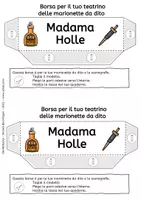 anteprima - Materiale per pittura e bricolage - Madama Holle - Marionette a Dito - Favola - Pagina 3