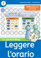 anteprima - Materiale di supporto/inclusione - Leggere l'orario - 12 giochi di Bingo - Pagina di copertina