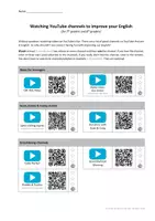 Vorschau - Arbeitsblätter - 38 Englische YouTube-Channels für die 7. und 8. Klasse (Englisch verbessern) (Liste) - Deckblatt