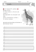 Vorschau - Arbeitsblätter - Abschreibtexte: Zootiere (3-fach differenziert) Klasse 1-3 - Seite 2