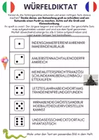 Vorschau - Arbeitsblätter - Würfeldiktat Schlangensätze - Seite 2