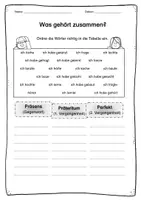 Vorschau - Arbeitsblätter - Verben im Perfekt - Seite 3