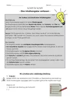 Vorschau - Arbeitsblätter - Eine Inhaltsangabe verfassen (Kurzgeschichte) - Seite 1