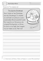 Vorschau - Arbeitsblätter - Abschreibtexte Winter | Grundschrift (GS) | Grundschule - Seite 2