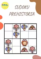 Vista previa - Hojas de trabajo - PREHISTORIA SUDOKU - página 2
