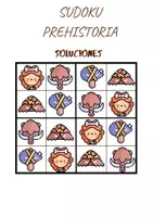 Vista previa - Hojas de trabajo - PREHISTORIA SUDOKU - página 3