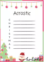 Vorschau - Anderer Materialtyp - Weihnachtsferien - Acrostic reflection - Seite 2