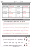 Vorschau - Arbeitsblätter - Chimney Sweeper - Reading Comprehension - Seite 3