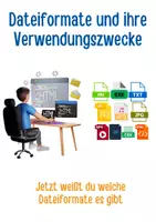 Vorschau - Arbeitsblätter - Dateiformate und ihre Verwendungszwecke - Deckblatt