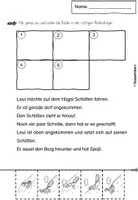 Vorschau - Arbeitsblätter - Winterliche Arbeitsblätter 1. + 2. Klasse DaZ - Seite 2