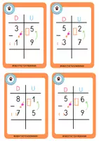 Vista previa - Tarjetas / Manipulativos - Pack Restas Simples y Llevando - página 2