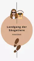 Vorschau - Arbeitsblätter - Arbeitsblatt Evolution Landgang Säugetiere - Deckblatt