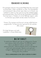 Vorschau - Arbeitsblätter - Lupenlesen - Laute, Silben und Wörter Teil 2: N, U, F, G, R - Seite 1