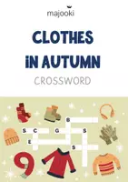 Vorschau - Arbeitsblätter - Clothes in Autumn - Crossword 1 - Englisch Grundschule - Deckblatt