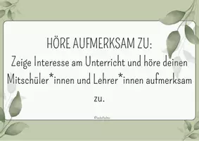 Vorschau - Poster - Unsere Klassenregeln Natur - Seite 3
