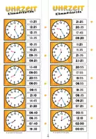 Vorschau - Stationenlernen - Uhrzeit - Materialpaket Klammerkarten mit 350 Aufgaben - analog, digital und in Umgangssprache - Seite 3