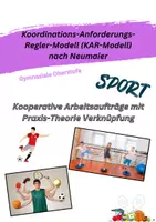 Vorschau - Stundenentwürfe - Oberstufe -Sport - Koordinations-Anforderungs- Regler-Modell (KAR-Modell) nach Neumaier - Deckblatt