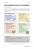 Vorschau - Merkblätter - Leistungstransparenz im Fach Englisch Sek II / Oberstufe - Seite 1