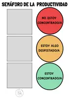 Vista previa - Para docentes: organización, planificación y formación - Semáforo productividad. Herramienta estudio - página 1