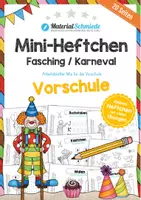 Vorschau - Arbeitsblätter - Mini-Heftchen: Fasching / Karneval (Vorschule) - Deckblatt