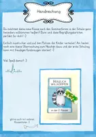 Vorschau - Anderer Materialtyp - Eule - Willkommen in der 1. Klasse - Begrüßungskärtchen nach den Sommerferien - Seite 1