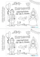 Vorschau - Arbeitsblätter - Mini-Heftchen: Fasching / Karneval (3. Klasse) - Seite 2