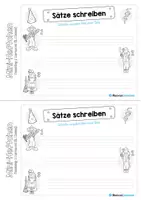 Vorschau - Arbeitsblätter - Mini-Heftchen: Fasching / Karneval (3. Klasse) - Seite 3