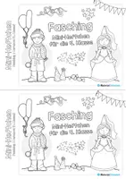 Vorschau - Arbeitsblätter - Mini-Heftchen: Fasching / Karneval (4. Klasse) - Seite 1