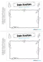 Vorschau - Arbeitsblätter - Mini-Heftchen: Fasching / Karneval (4. Klasse) - Seite 3