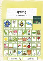 Vorschau - Bildkarten - spring: Flashcards - Deckblatt