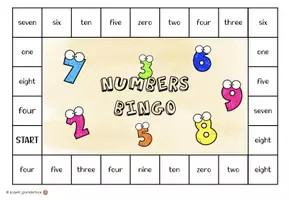 Vorschau - Spiele - Bingo - Englisch - Numbers - Seite 2