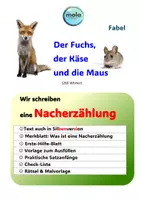 Vorschau - Unterrichtsreihen - FABEL: Der Fuchs, der Käse und die Maus inkl. Anleitung zur Nacherzählung - Deckblatt