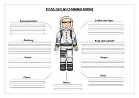 Vorschau - Arbeitsblätter - Personenbeschreibung: ABs zur Übung (Schreibplanung) - Deckblatt