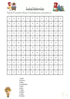Vorschau - Arbeitsblätter - Märchensuchsel "Rotkäppchen" - Deckblatt