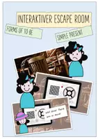 Vorschau - Spiele - digitaler Escape Room "Forms of to be" Englisch Klasse 5_differenziert - Deckblatt