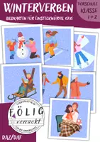 Vorschau - Spiele - Winteraktivitäten Bildkarten für Einsteckwürfel 15x15 - Deckblatt