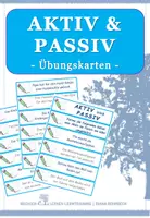 Vorschau - Aufgabenkarten - Deutsch: Aktiv und Passiv - Übungskarten - Deckblatt
