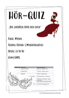 Vorschau - Quiz - Hörquiz Die größten Opernhits - Deckblatt