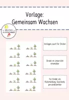 Vorschau - Bildkarten - Vorlage: Gemeinsam Wachsen Kl.1-4 - Deckblatt
