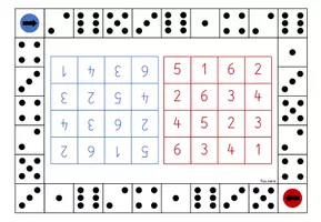 Vorschau - Spiele - Anfangsunterricht Bingo-Spiel Würfelbilder - Seite 1