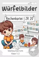 Vorschau - Aufgabenkarten - Würfelbilder | Rechnen mit Würfeln | Zahlenraum bis 20 | Freiarbeitsmaterial - Deckblatt