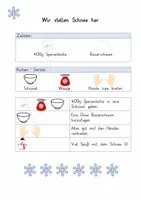 Vorschau - Arbeitsblätter - Bildrezepte für Knete und Schnee - Seite 2