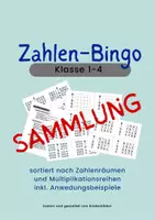Vorschau - Spiele - Zahlen-Bingo: vorausgefüllte und leere Vorlagen - Deckblatt